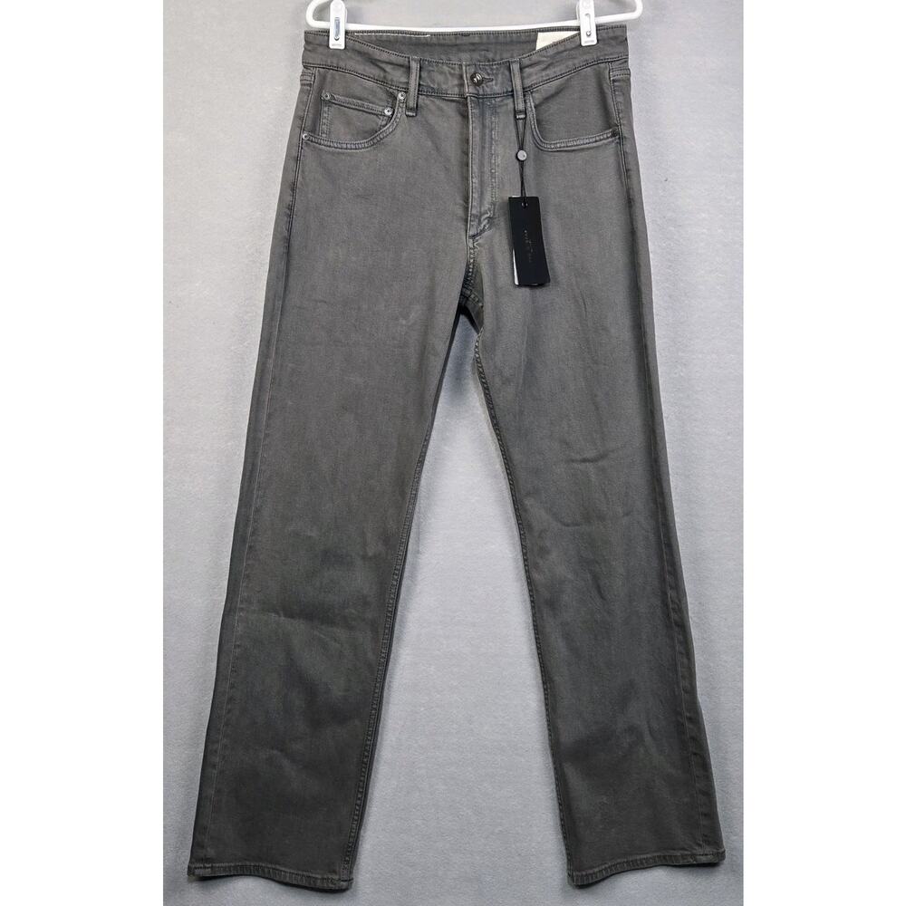 Rag & Bone Fit 4 Straight Jeans 2 Way Men's Stretch XANDER Mens 30x32 Gray NWT